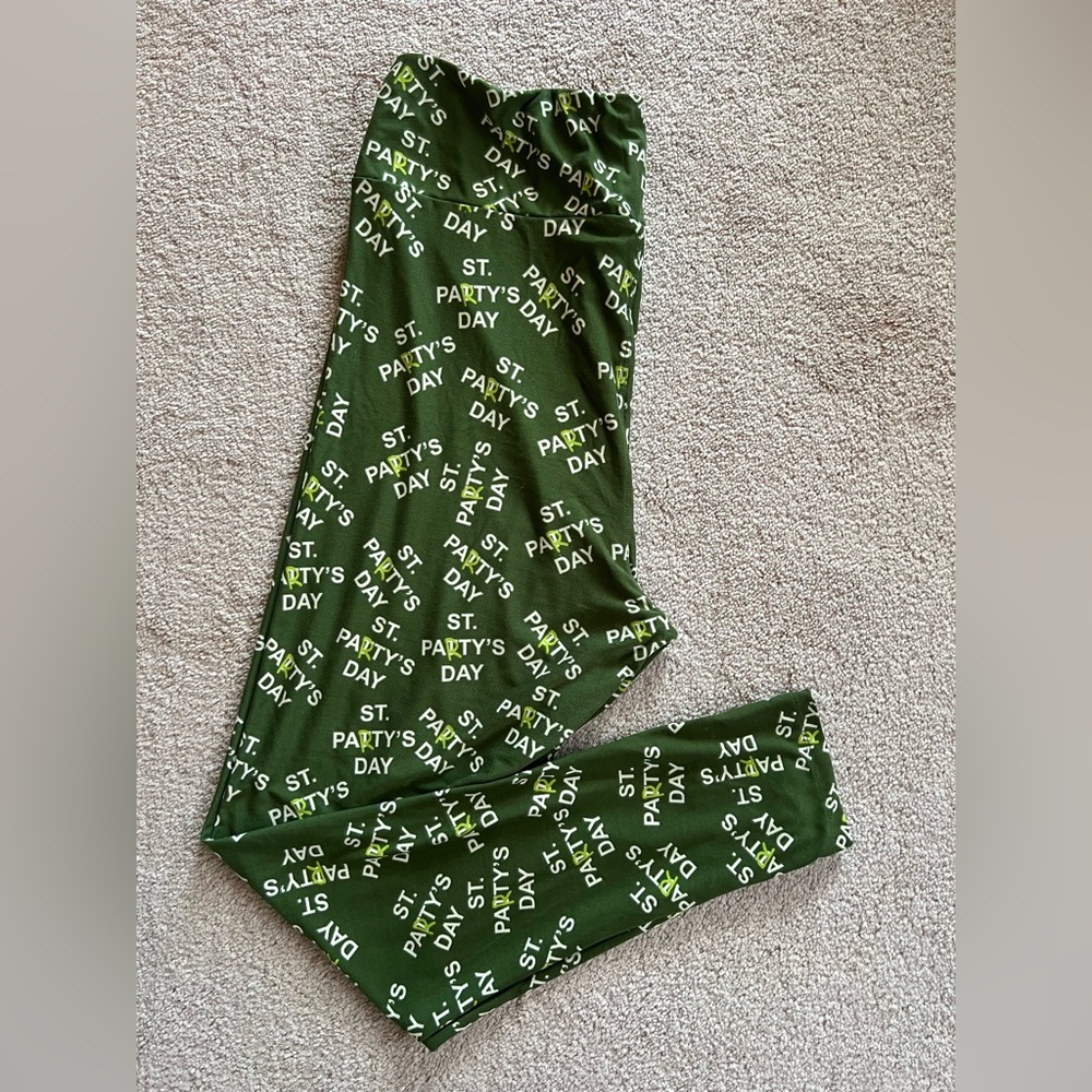 Lularoe TC2 St. Patrick’s Day Leggings